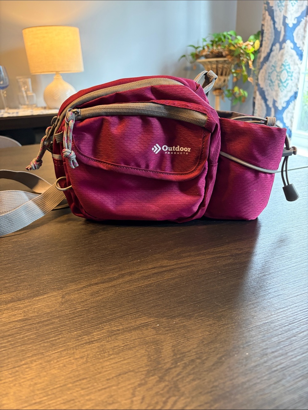 Outdoor Products Women's Travel Crossbody in Deep Magenta